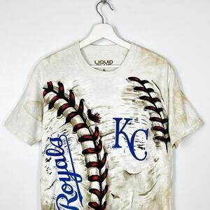 Kansas City Royals Liquid Blue Shirt Size Medium